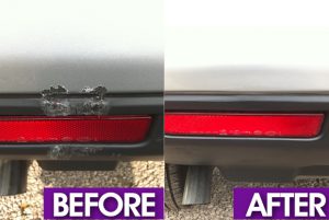 plastic bumper repair before and after