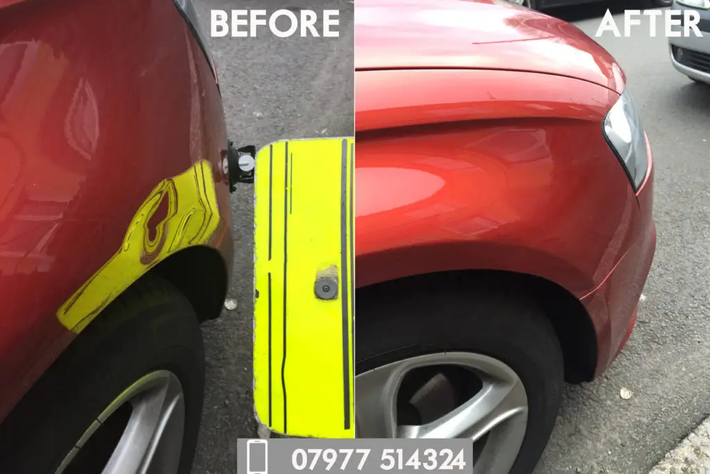 Dings and dents repaired